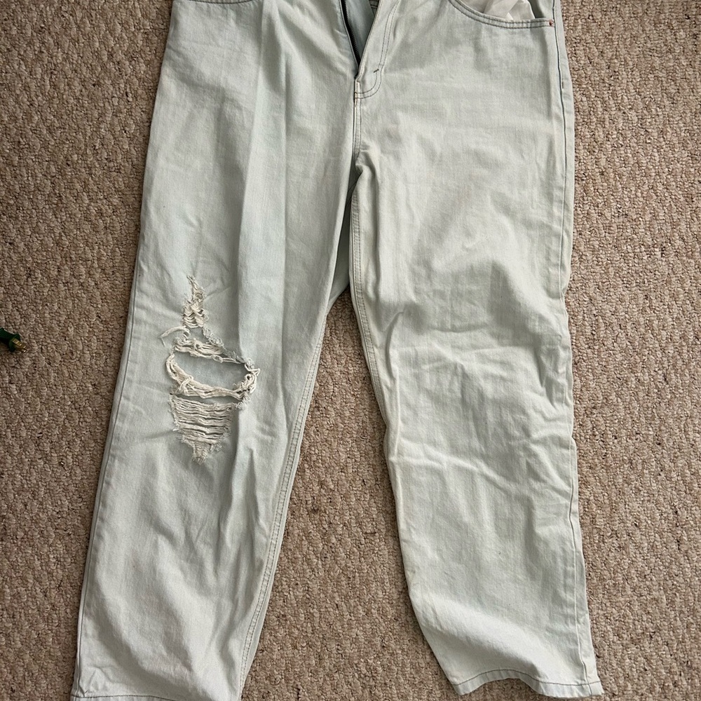 Light blue Distressed Jeans